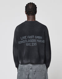 LFDY Washed Knit Sweater