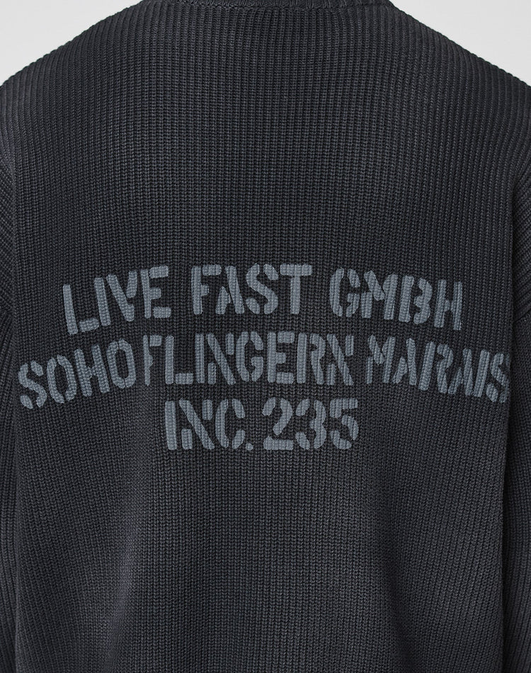 LFDY Washed Knit Sweater