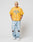 A person with short blond hair wears the LFDY Boxy Jersey by LIVE FAST DIE YOUNG, paired with light blue ripped jeans and white sneakers, standing against a plain white background.