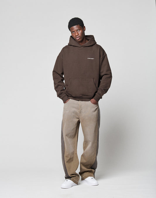 Live Fast Plain Hooded