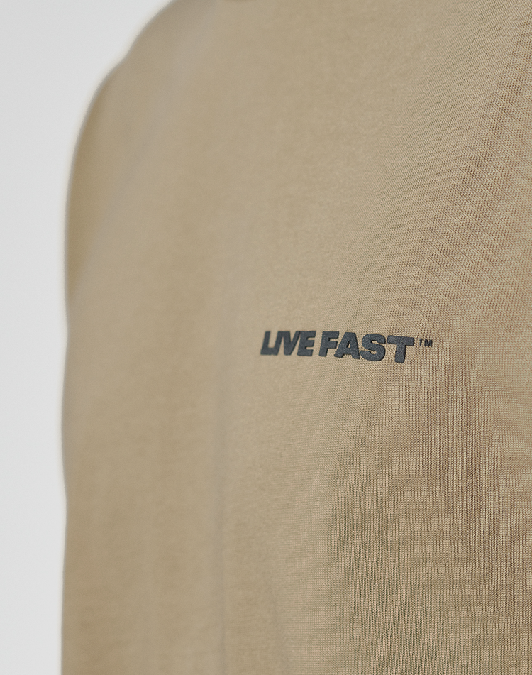 Live Fast Plain Tee