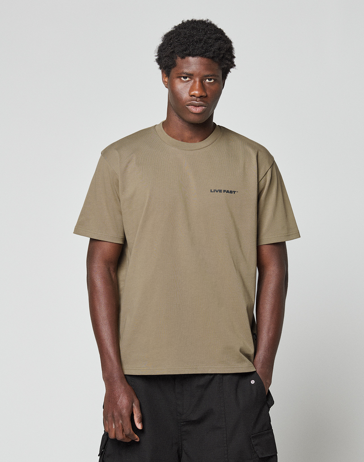 Live Fast Plain Tee