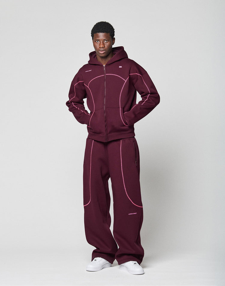 LFDY Active Fleece Hooded Zip