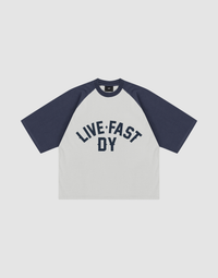 Live Fast Raglan Tee