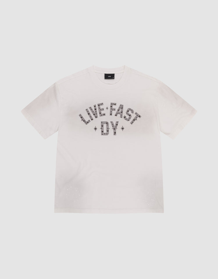 Live Fast Rivet Tee