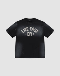 Live Fast Rivet Tee