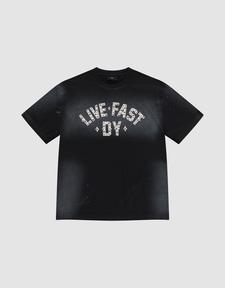 Live Fast Rivet Tee
