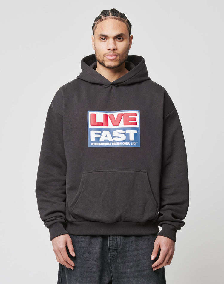 Live Fast Box Hooded