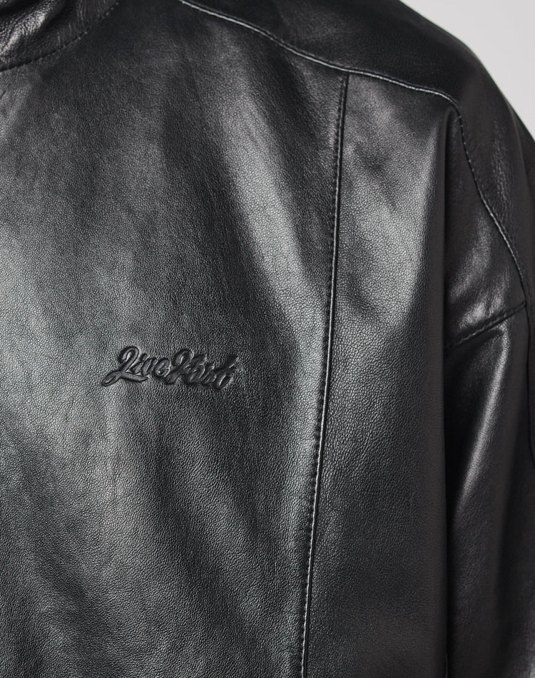 Live Fast Leather Trackjacket