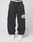 Someone wears the LFDY 40 Wide Cuff Jogger by LIVE FAST DIE YOUNG—oversized dark gray cotton sweatpants with a white tiger and "40" graphic on one leg, side pockets, paired with white sneakers and a visible LIVE FAST waistband.