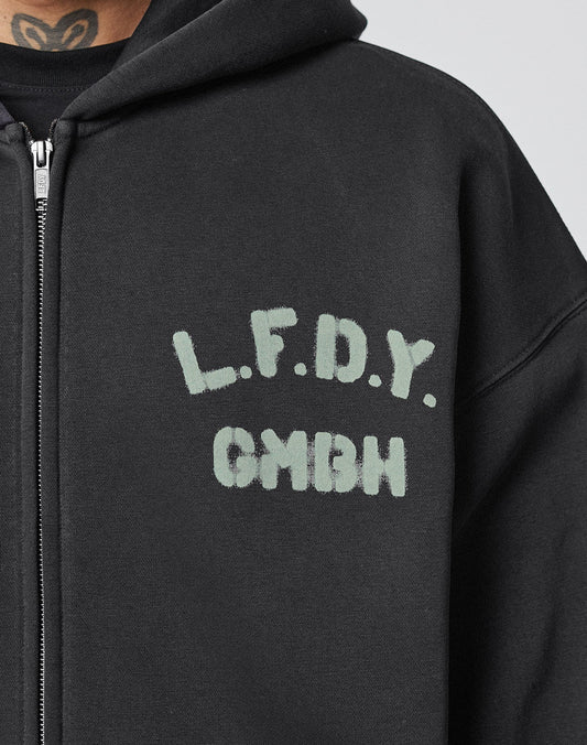 Live Fast District Hooded Zip