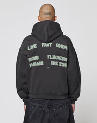 Live Fast District Hooded Zip