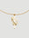 The LFDY Praying Chain by LIVE FAST DIE YOUNG features a vergoldet pendant with praying hands over a cross, displayed on a classic box chain against a plain light gray background.