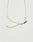 The LF Chain by LIVE FAST DIE YOUNG is a delicate gold necklace, featuring sterling silver vergoldet, an adjustable extender, and a small rectangular LEDY-engraved tag, shown on a plain white background.