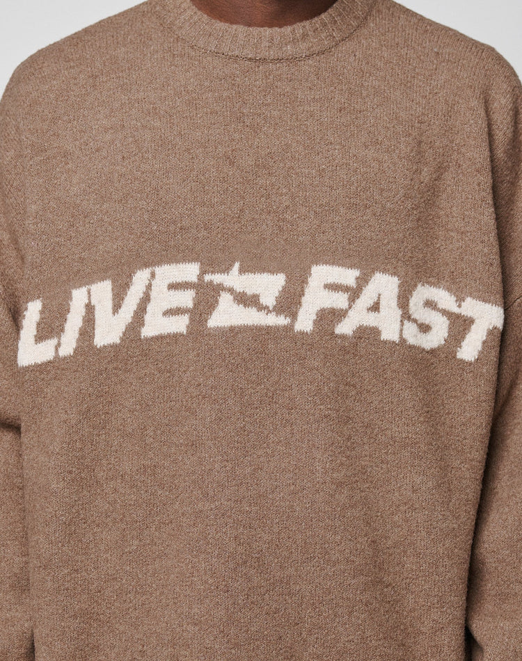 Live Fast Boucle Sweater