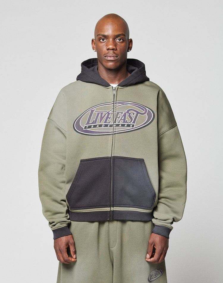 LFDY Two Tone Ellipse Hooded Zip