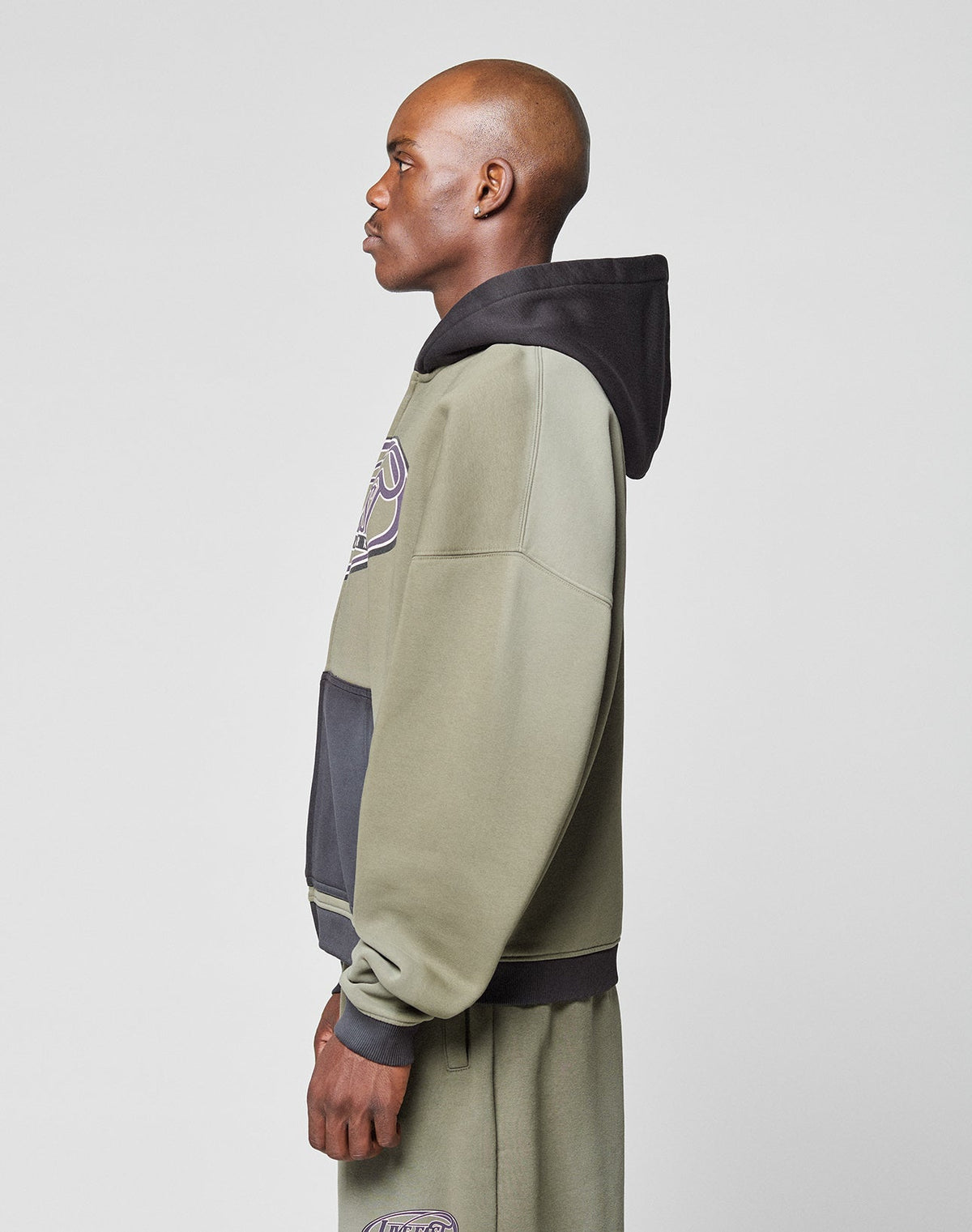 LFDY Two Tone Ellipse Hooded Zip