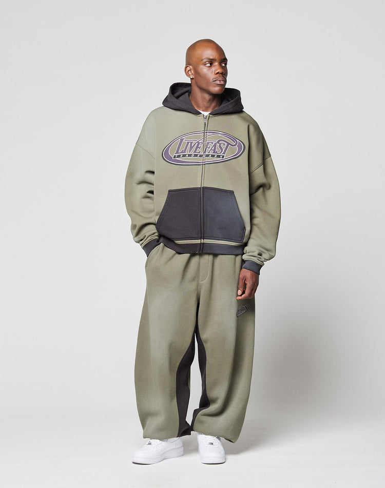 LFDY Two Tone Ellipse Hooded Zip