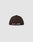 A black LFDY X NEW ERA 59FIFTY LOW PROFILE fitted cap by LIVE FAST DIE YOUNG, shown from the back with small embroidered flags and white Love Posit text, on a plain light gray background.