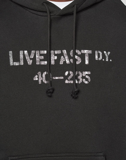 Live Fast Vintage Army Hooded