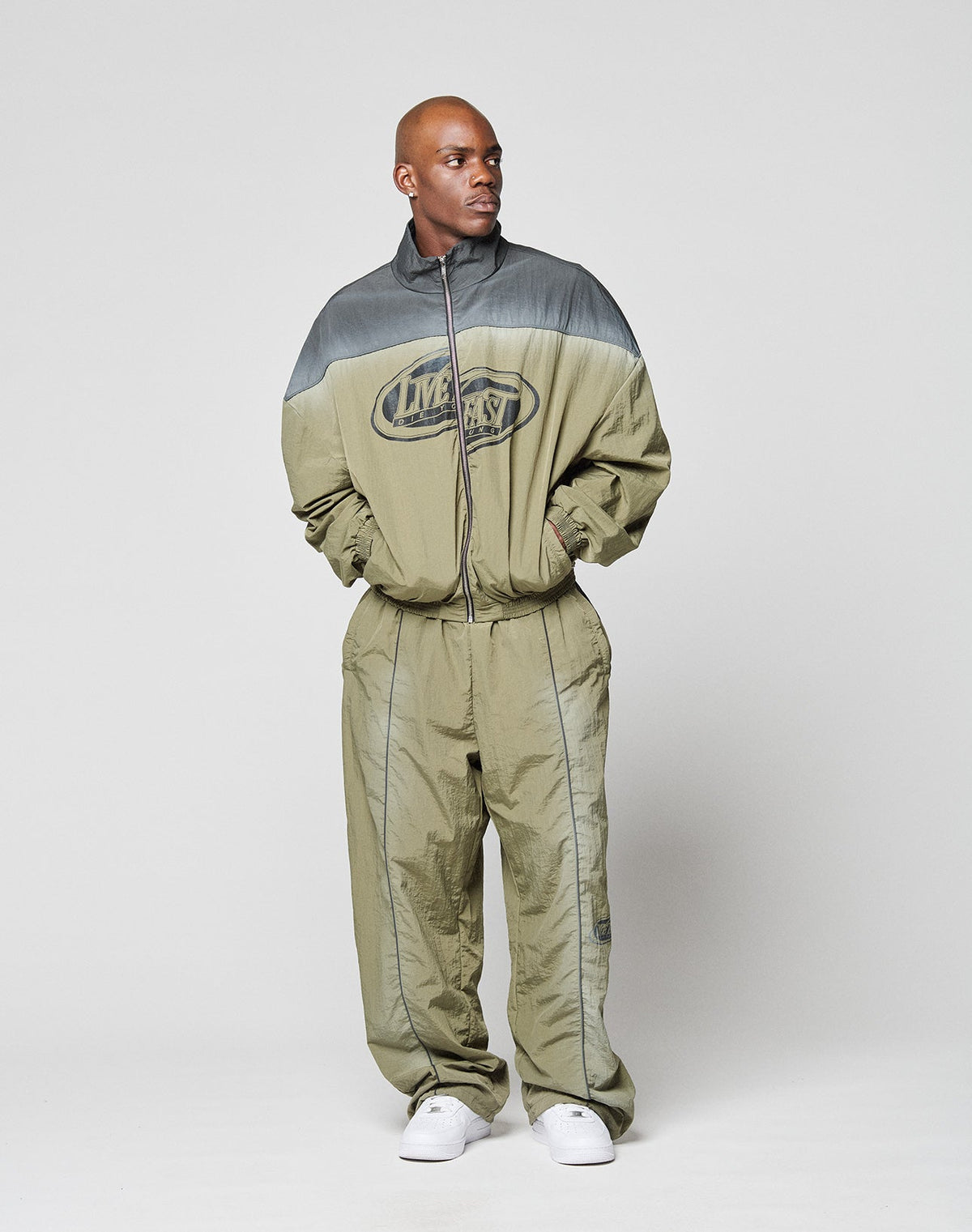 LFDY Waxed Nylon Trackjacket