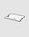 The LFDY Ashtray by LIVE FAST DIE YOUNG is a rectangular white porcelain ashtray with a black rim and central "LFDY" logo in black (Model LF2603-20136), shown on a light gray background.