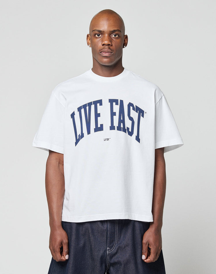Live Fast College Tee