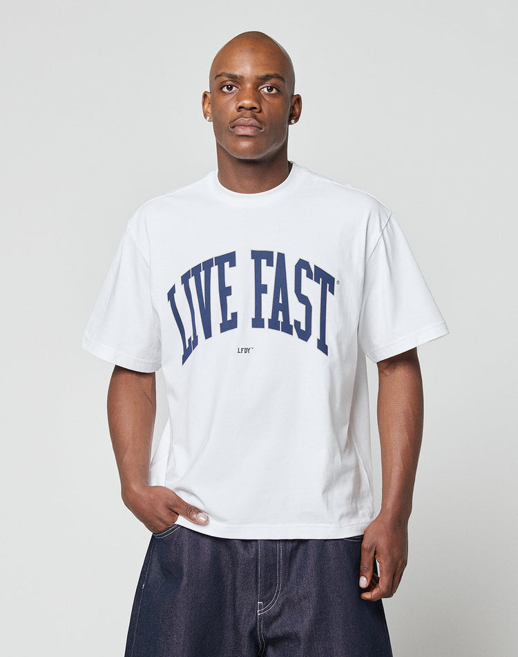 Live Fast College Tee