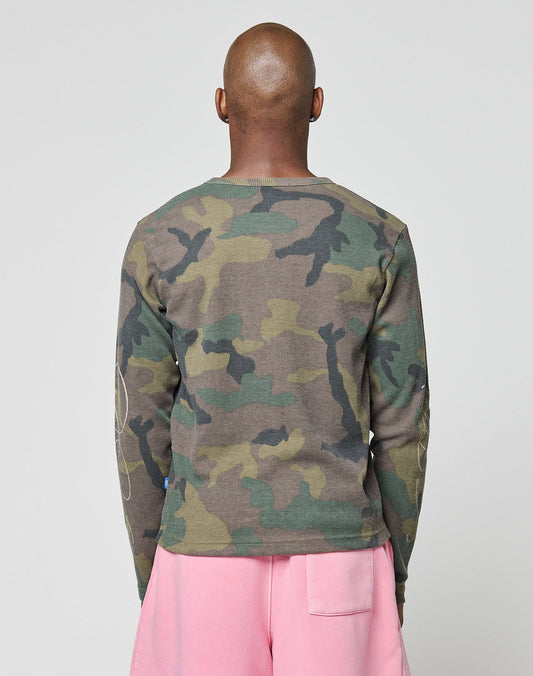 Waffle Camo Longsleeve