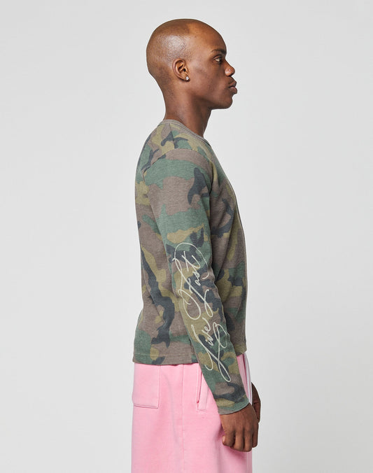 Waffle Camo Longsleeve