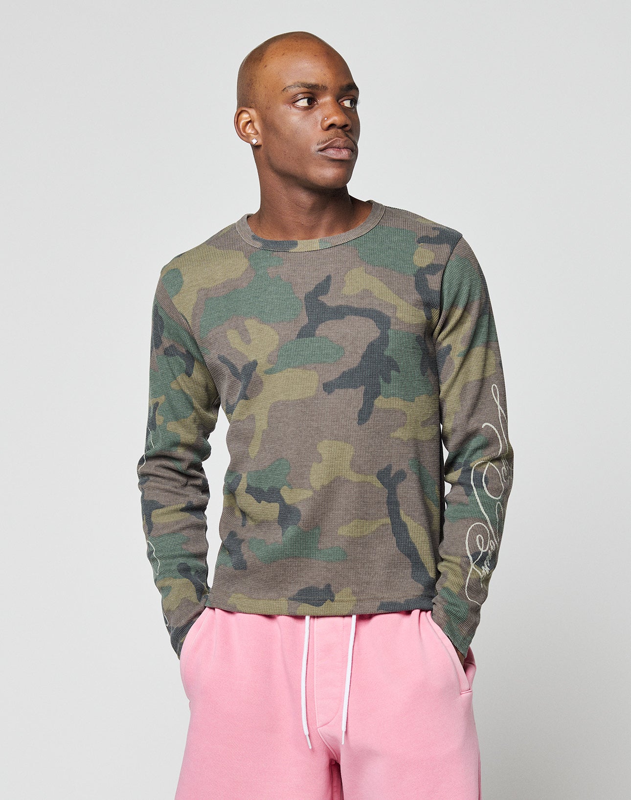 Waffle Camo Longsleeve