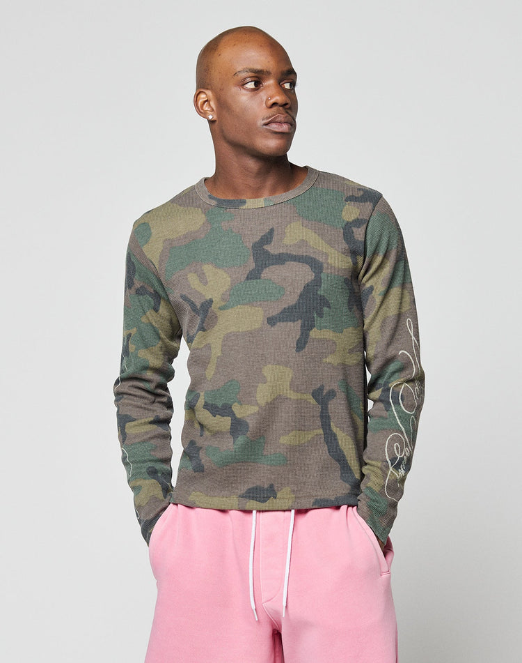 Waffle Camo Longsleeve