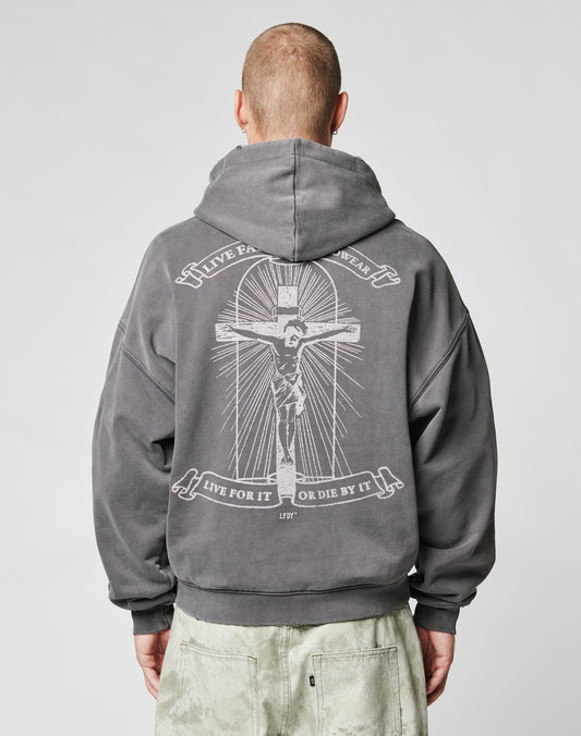LFDY Cross Hooded Zip