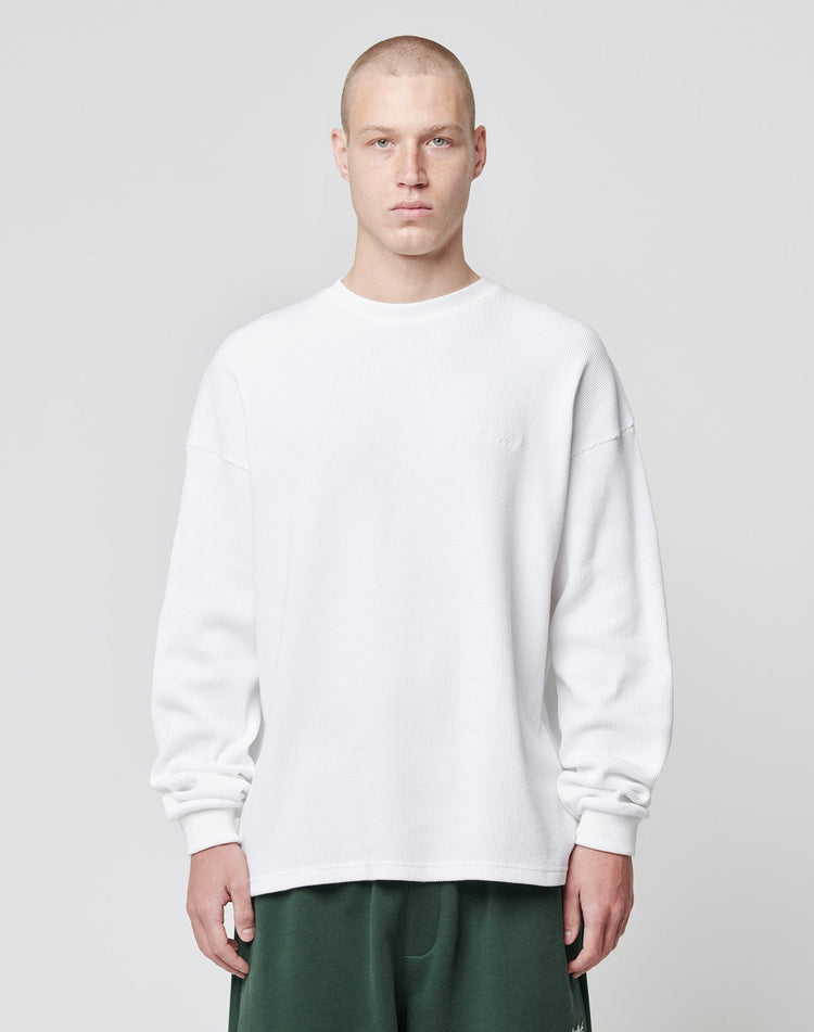 Basic Script Waffle Longsleeve