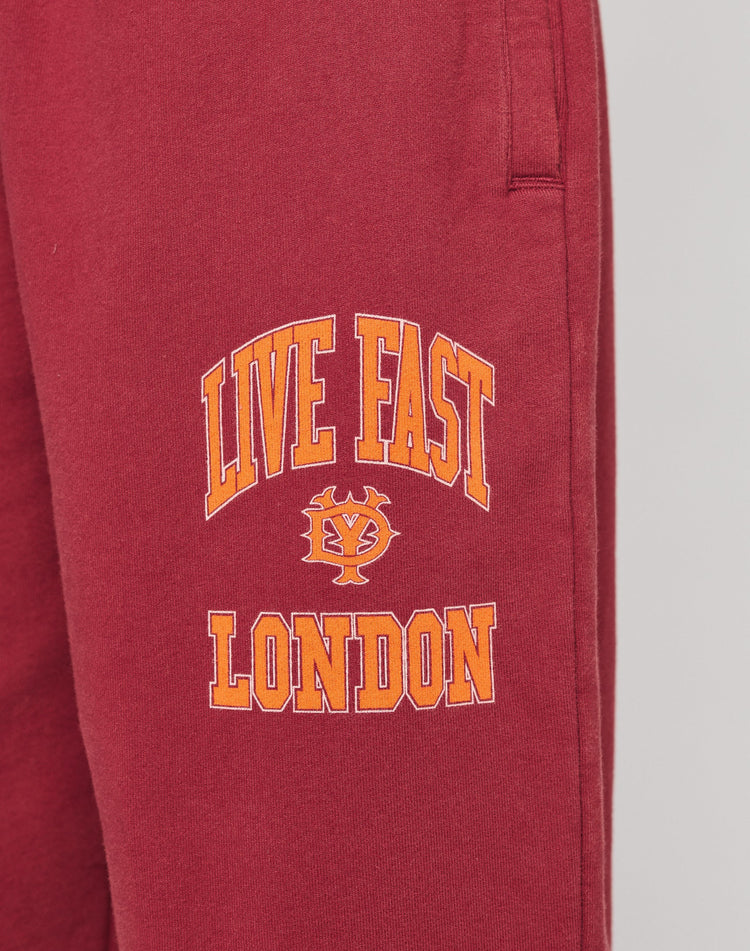 Live Fast London Wide Jogger