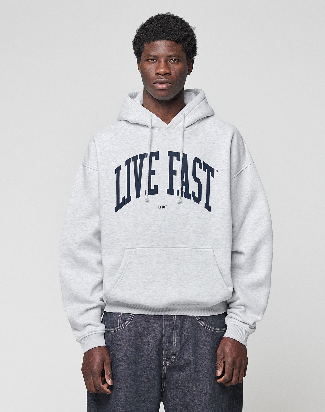 Live Fast College Hooded