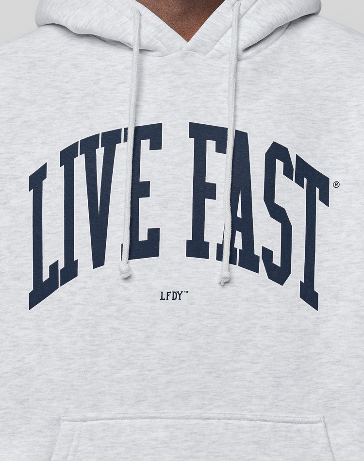 Live Fast College Hooded