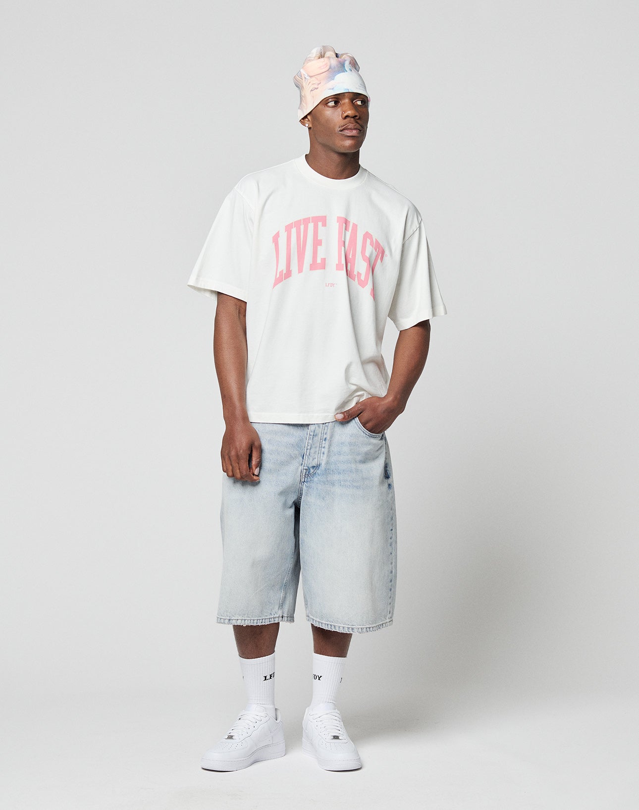 Live Fast College Tee