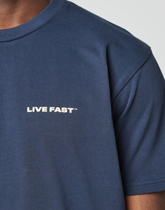Live Fast Plain Tee