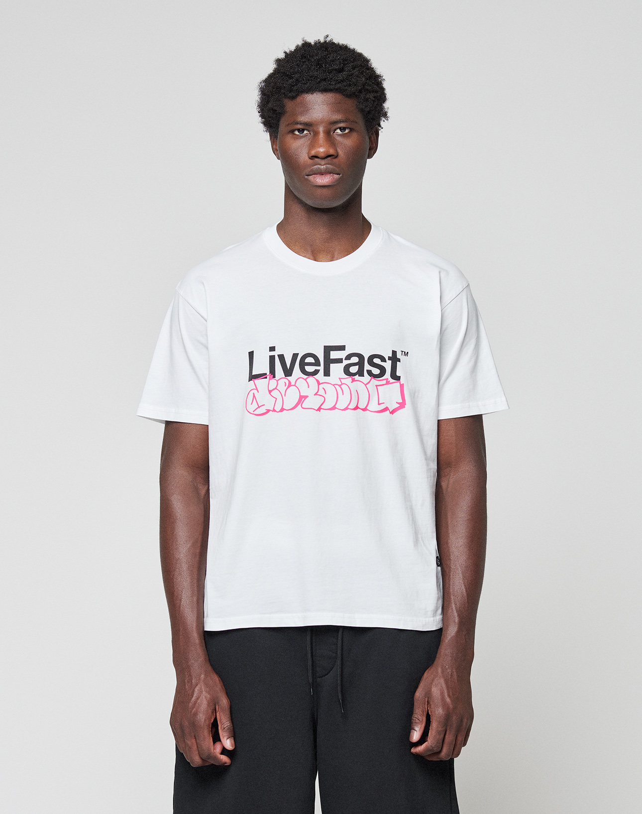 Basic Live Fast Graffiti Tee