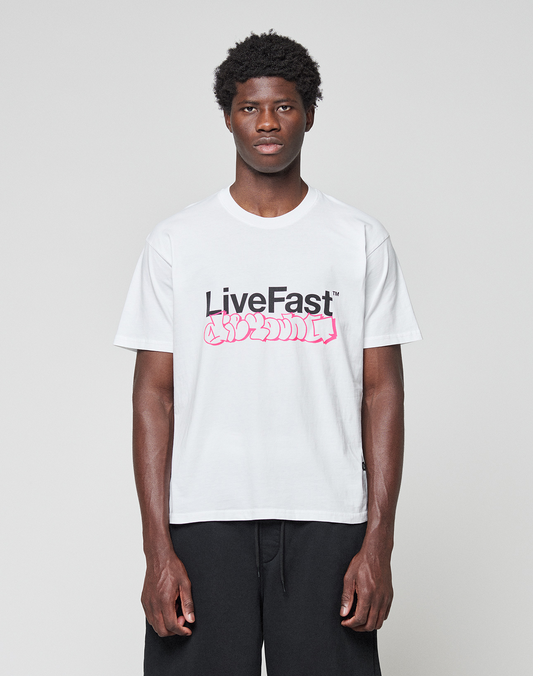 Basic Live Fast Graffiti Tee