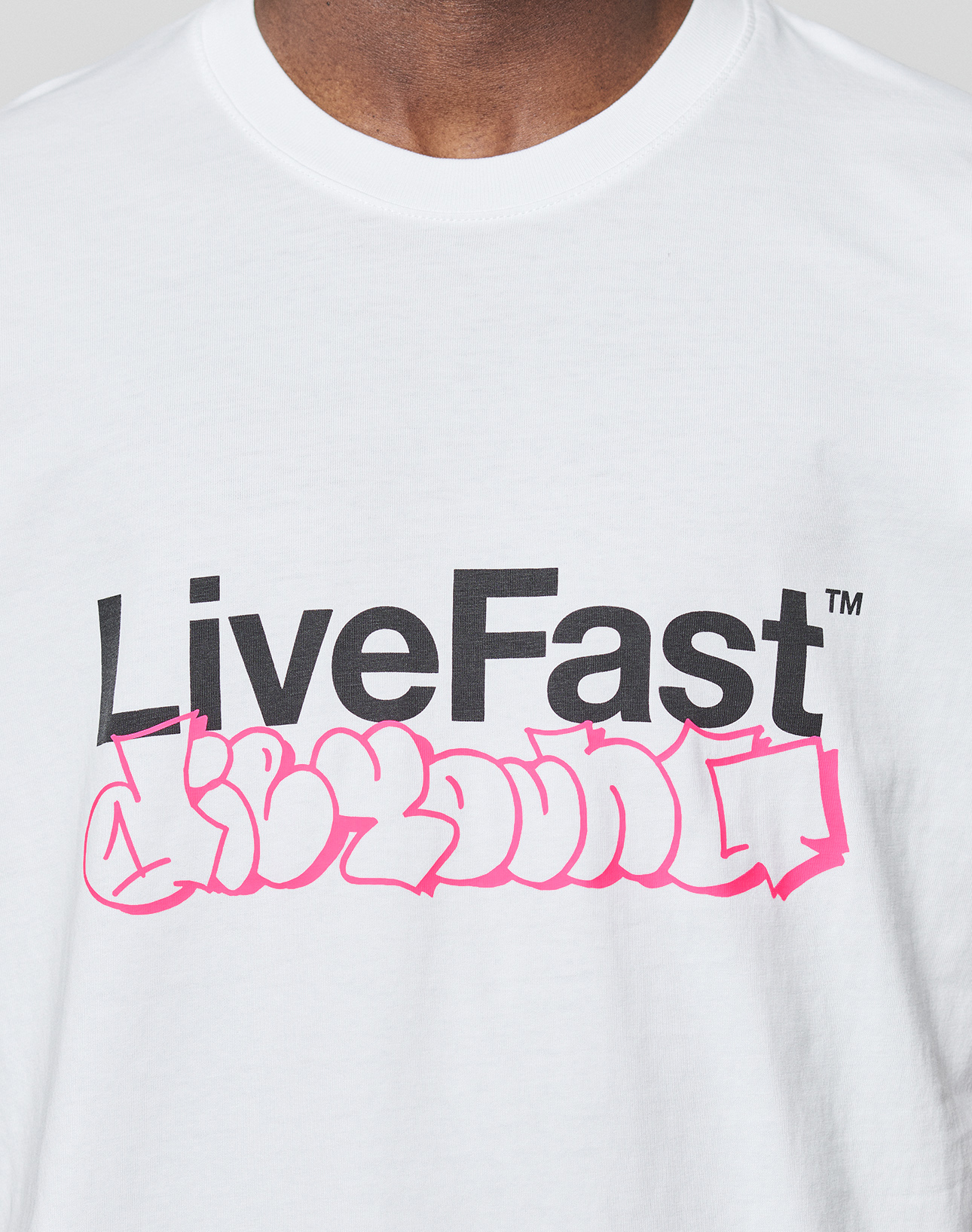 Basic Live Fast Graffiti Tee