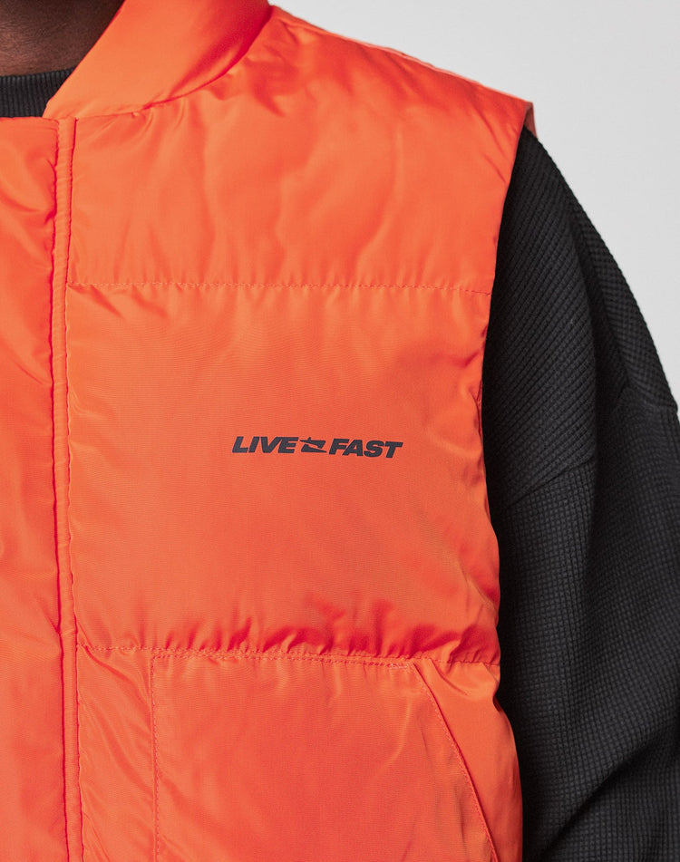 Live Fast Cropped Vest