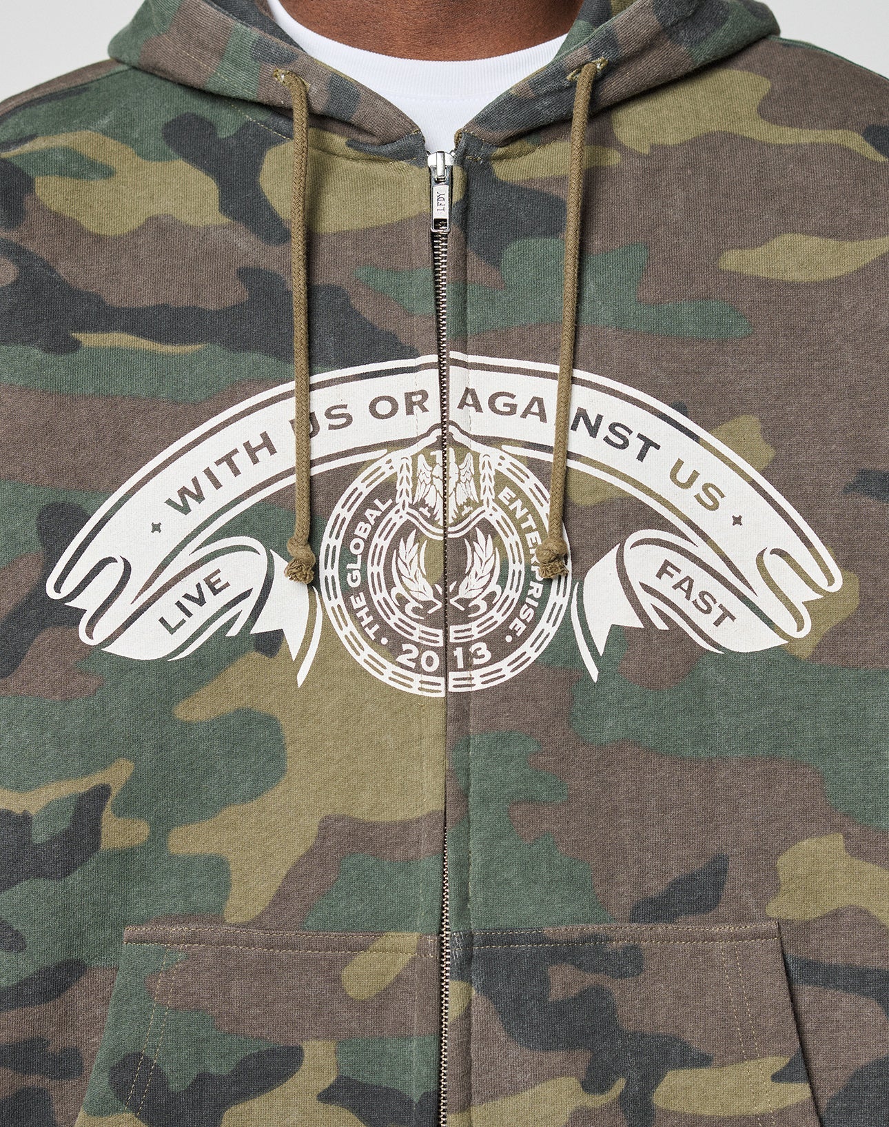 LFDY Loyal Camo Hooded Zip