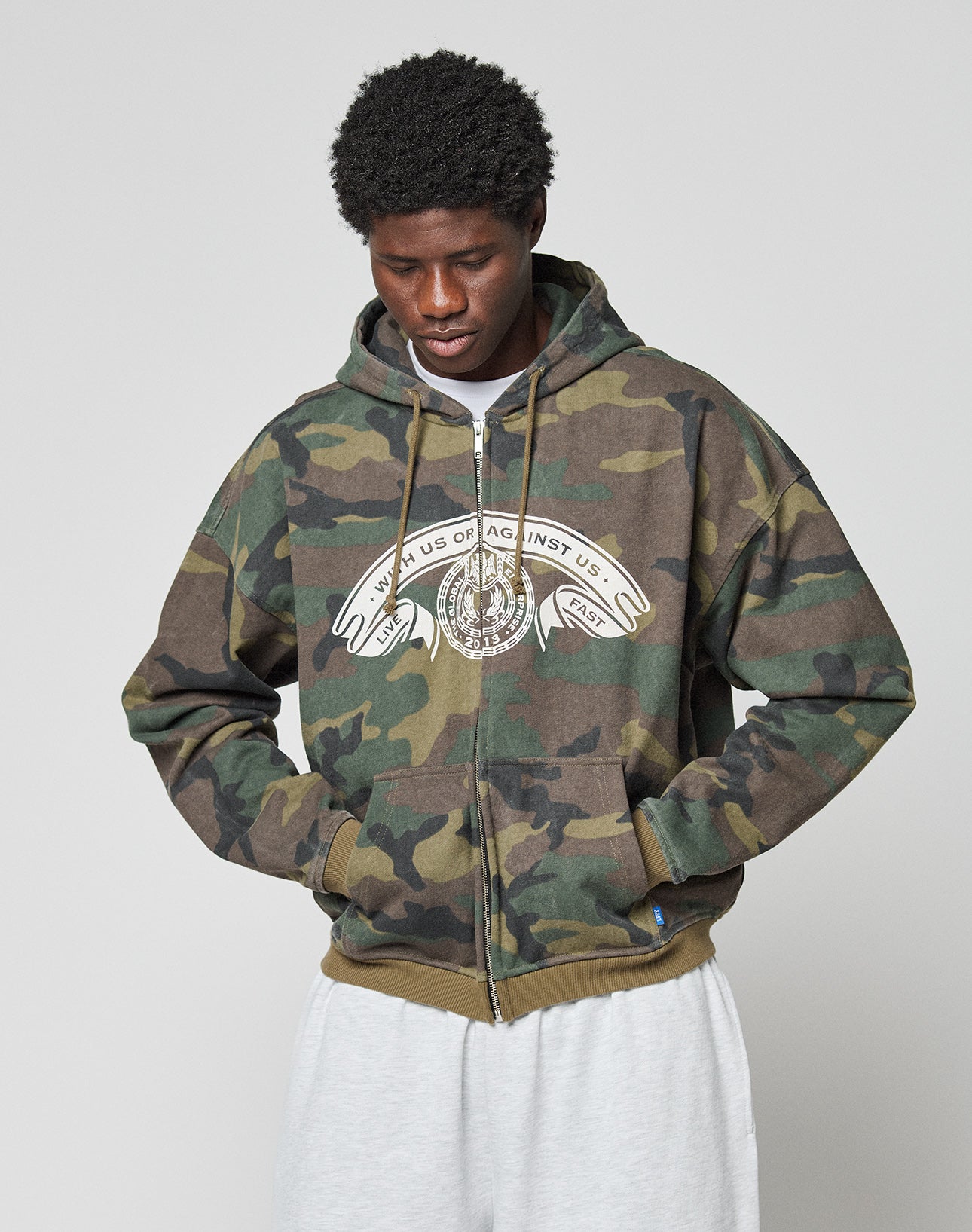 LFDY Loyal Camo Hooded Zip