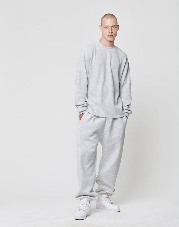 Basic Script Waffle Longsleeve