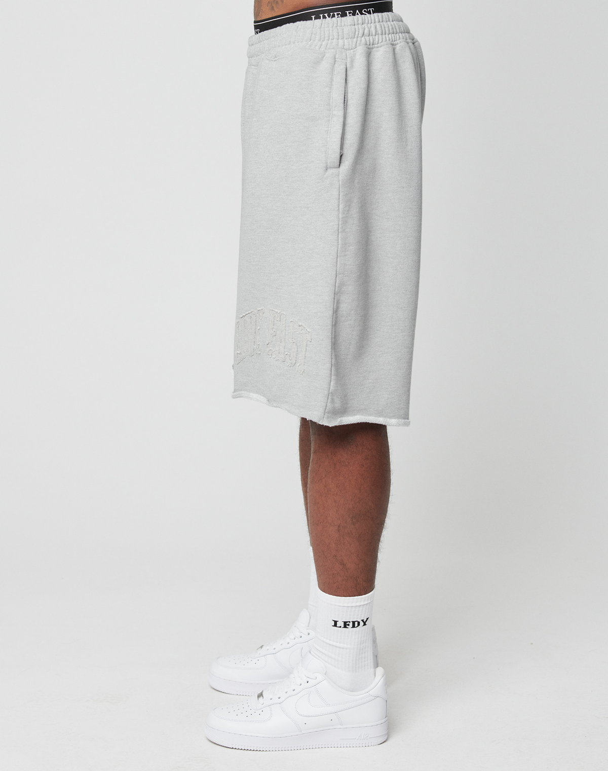Ripped College Shorts