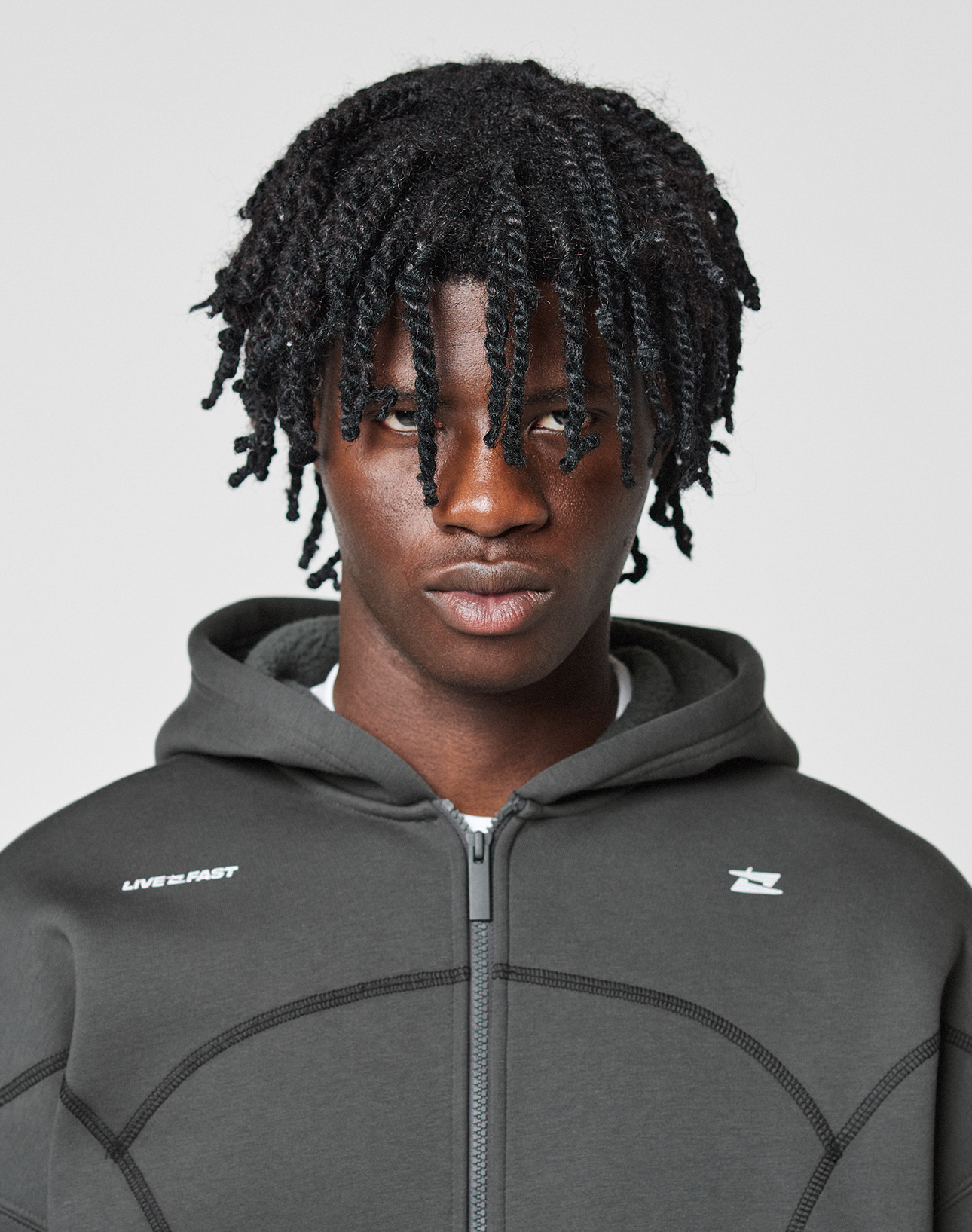 LFDY Active Fleece Hooded Zip