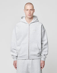 Basic Script Hooded Zip
