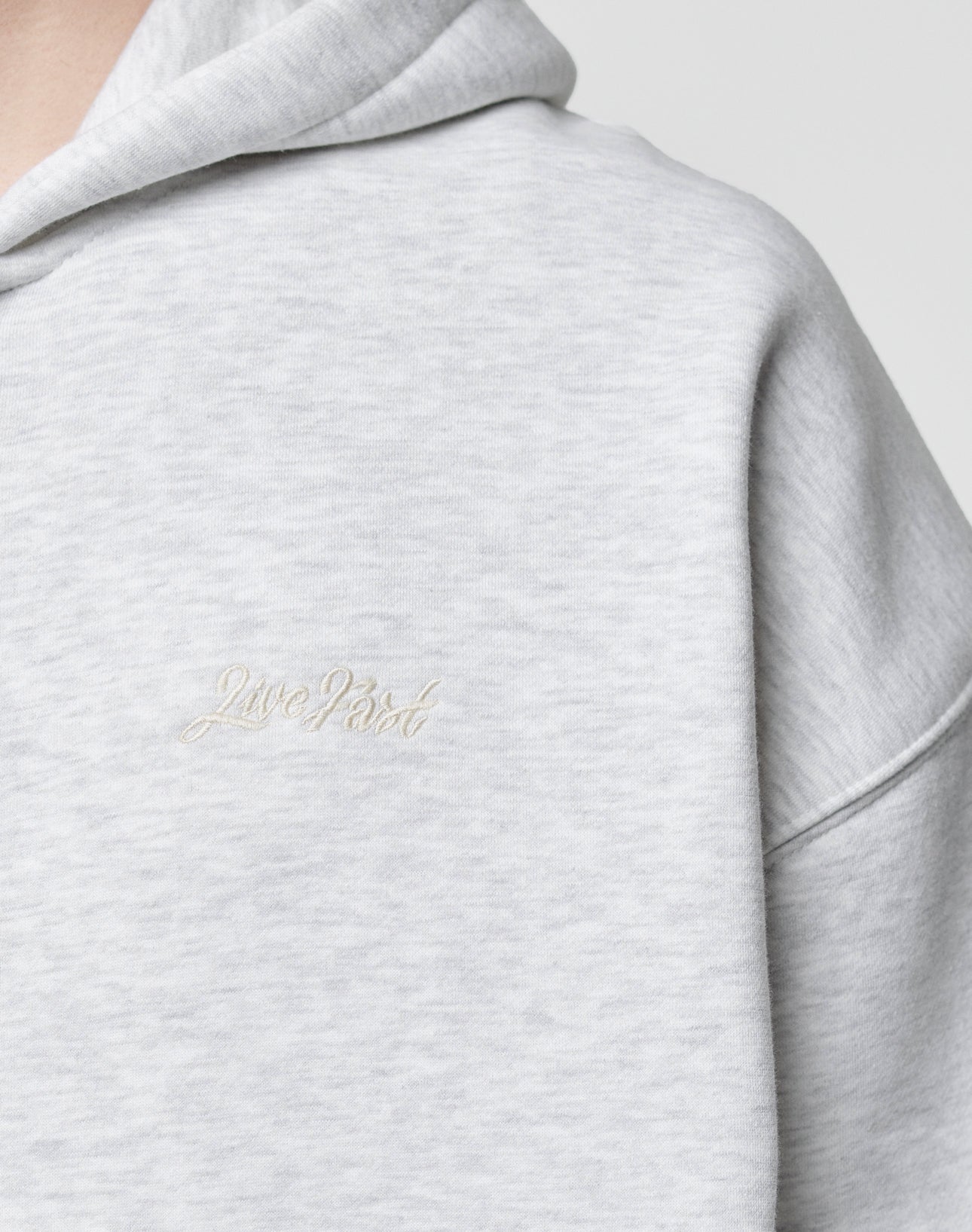 Basic Script Hooded Zip